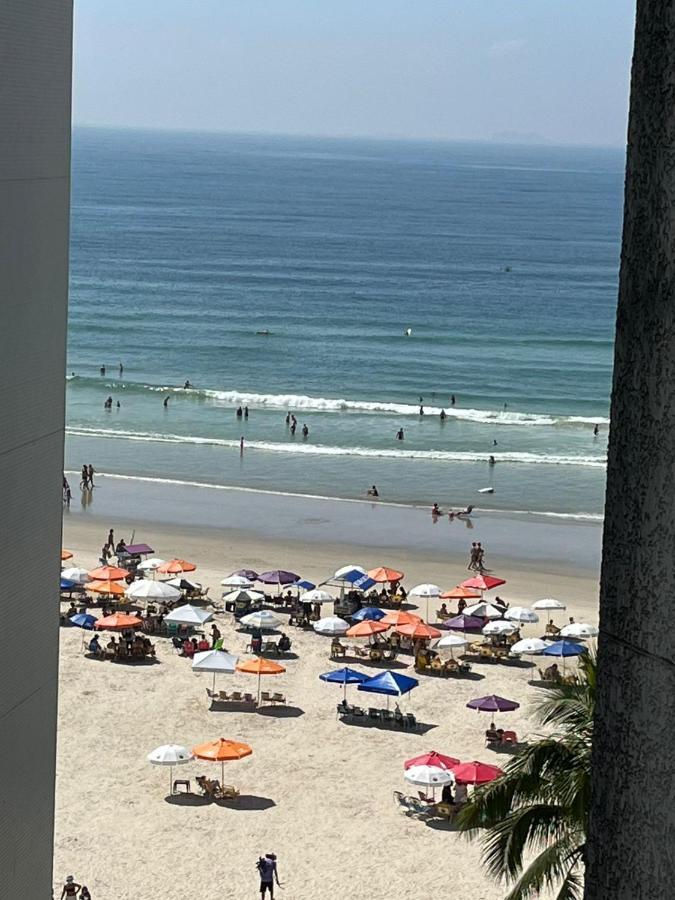 Apartamento Na Rua Da Praia Com Vista Para O Mar グァルジャー エクステリア 写真